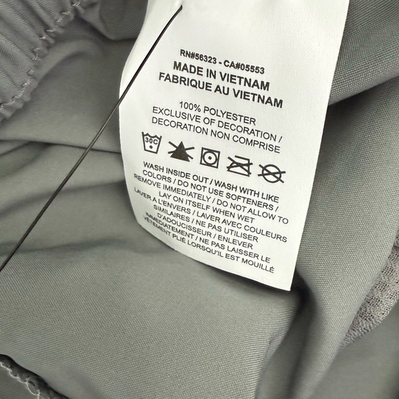 Nike Women's XL Athletic Pants Dri-Fit Comfort Active Bottoms Grey New - Picture 5 of 10